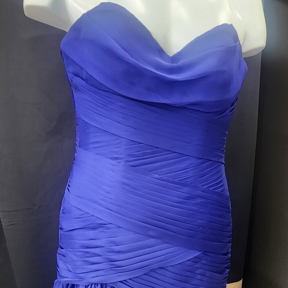 Prom Dress. Blue. US 6. - Picture 2 of 5
